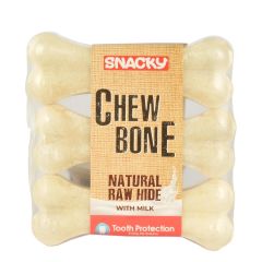 Snacky Beyaz Çiğneme Kemiği 10 Cm 30 Gr 3 Adet