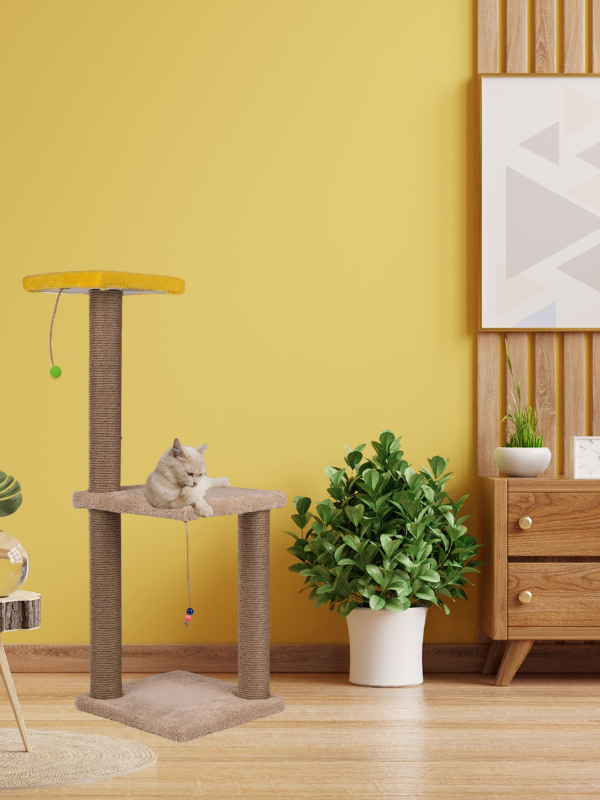 CatMozz Chicago Kedi Tırmalama Oyuncağı ve Evi