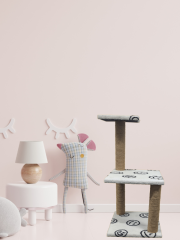 CatMozz Denver Kedi Tırmalama Oyuncağı ve Evi