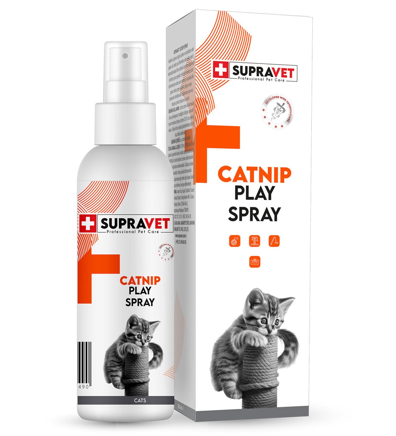 Supravet Catnip Spray Kedi Oyun Spreyi 150 mL