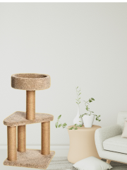 CatMozz Montreal Yuvalı Kedi Tırmalama Oyuncağı ve Evi