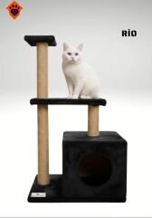 CatMozz Rio Yuvalı Kedi Tırmalama Oyuncağı ve Evi