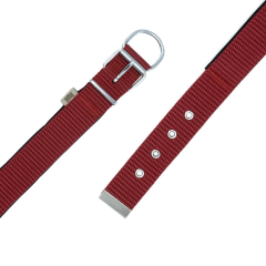 Doggie Comfort Yumuşak Dokulu Köpek Kırmızı Boyun Tasması 4x57-65cm