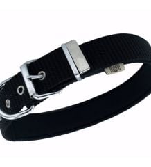 Doggie Comfort Yumuşak Dokulu Köpek Siyah Boyun Tasması 4x57-65cm