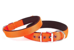Doggie Comfort Yumuşak Dokulu Köpek Turuncu Boyun Tasması 3x47-55cm