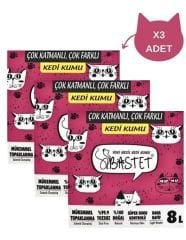 Bastet Topaklanan Premium Doğal Kedi Kumu 8 Litre x 3 Adet