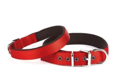 Doggie Comfort Yumuşak Dokulu Köpek Kırmızı Boyun Tasması 3x47-55cm