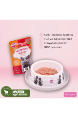 CatMozz Leöpöld Premium Pouch Kuzulu Yetişkin Kedi Konservesi 100 gr