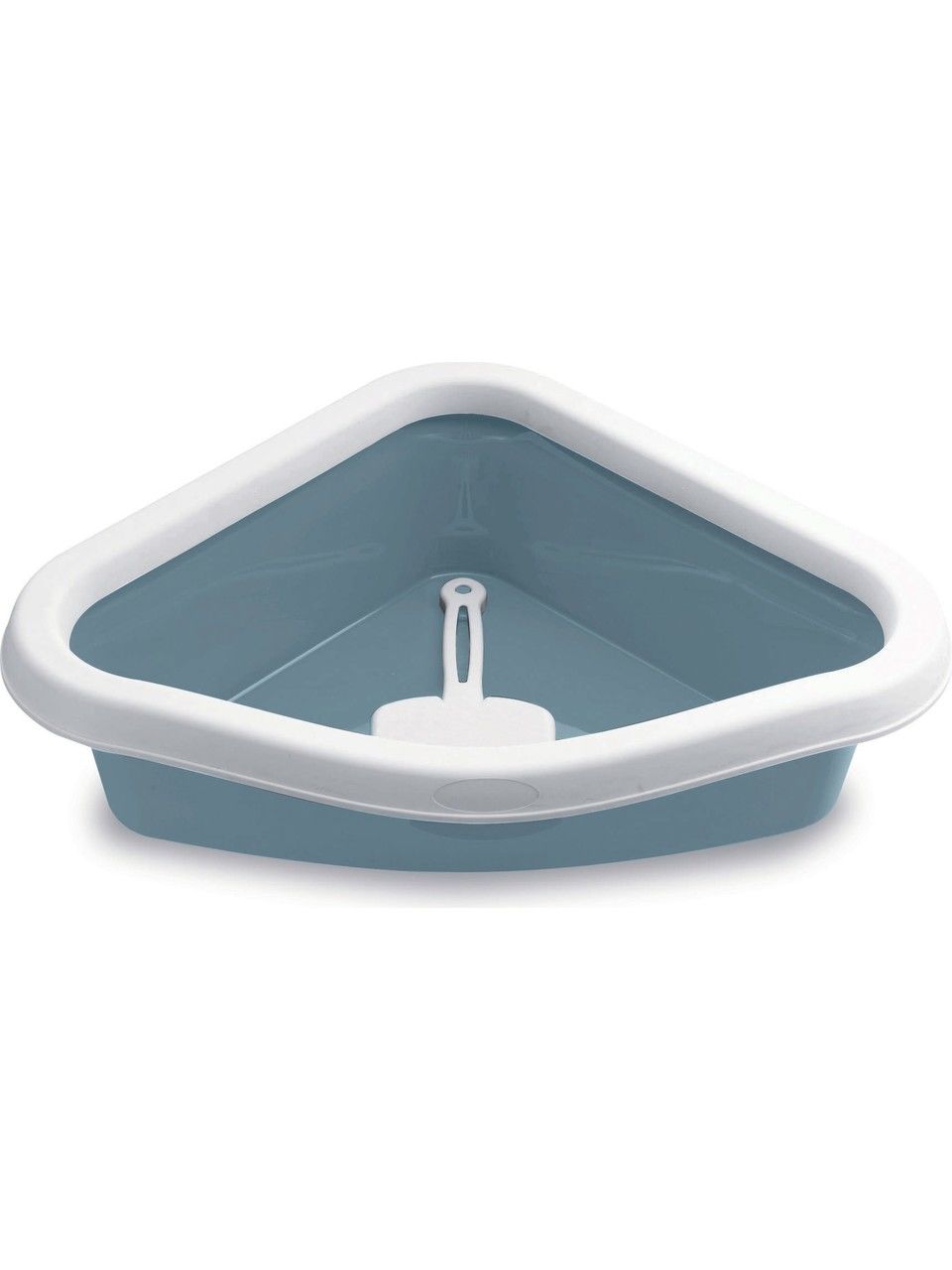 Stefanplast Sprint Corner Kedi Tuvaleti 56x40x14 cm Mavi