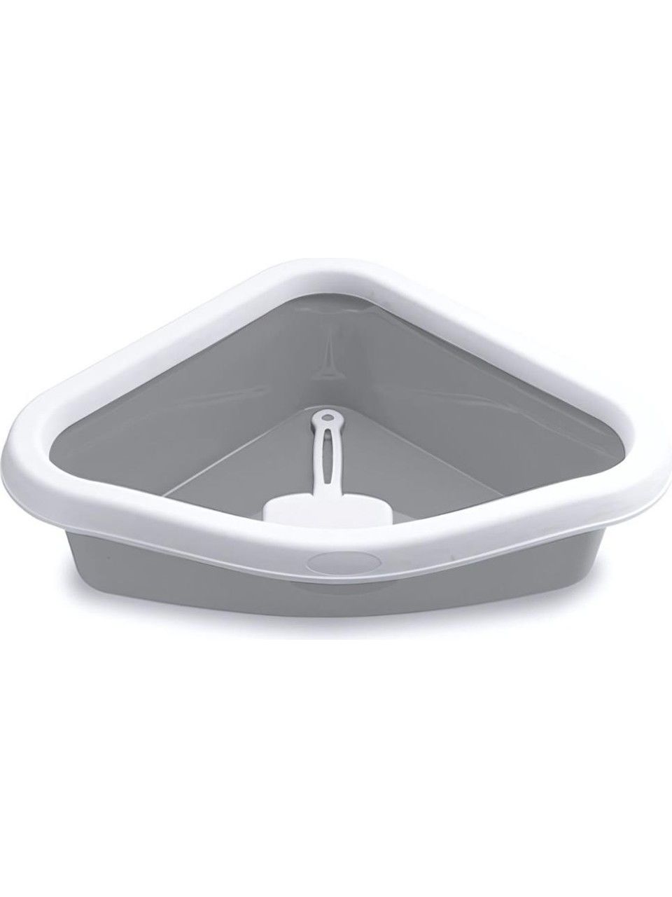 Stefanplast Sprint Corner Kedi Tuvaleti 56x40x14 cm Gri
