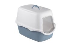 Stefanplast Cathy Kedi Tuvaleti 56x40x40cm Mavi