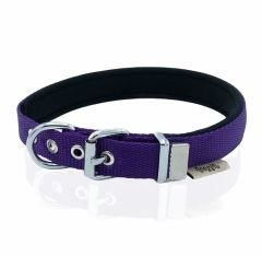 Doggie Comfort Yumuşak Dokulu Köpek Mor Boyun Tasması 2*35-40 cm