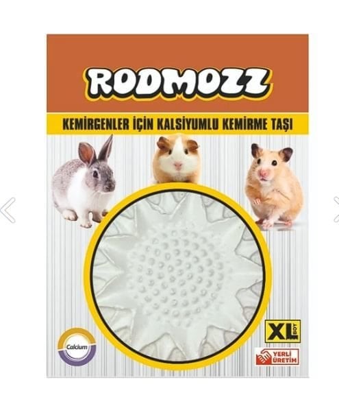 RodMozz Kemirgenler Için XL Büyük Boy Kalsiyumlu Kemirme Taşı