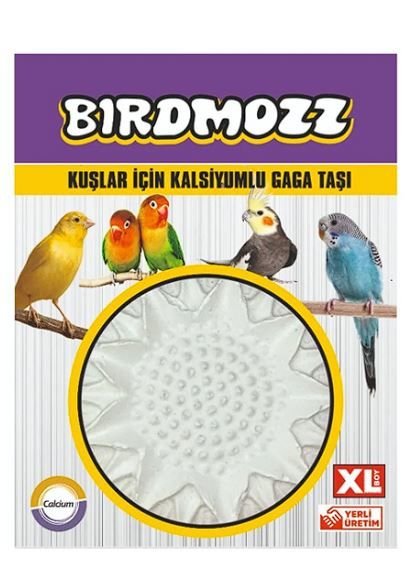 BirdMozz Kuşlar İçin XL Büyük Boy Kalsiyumlu Gaga Taşı