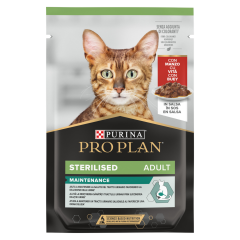 Pro Plan Pouch Sterilised Biftekli Kısır Kedi Yaş Mama 85 Gr
