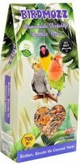 BirdMozz Premium Vitaminli Paraket Cennet Sultan Ve Sevda Kuşu Yemi 700 Gr