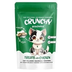 ProChoice Crunchy Tüy Yumağı Kontrolü için Tavuklu Kedi Ödül Maması 60 Gr