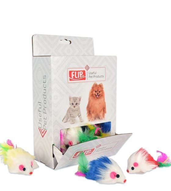 Flip Peluş Fare Kedi Oyuncağı