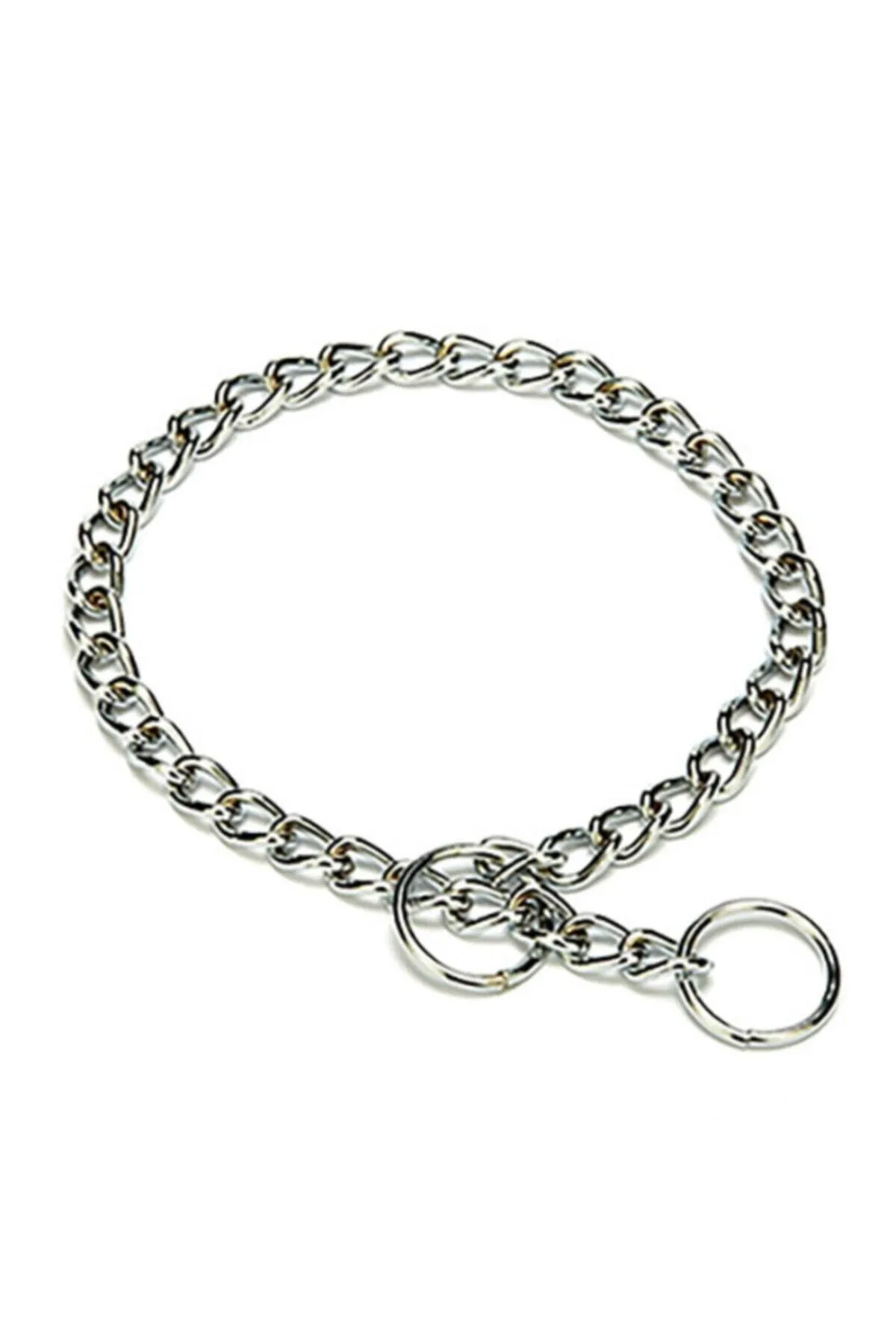 Doggie Eğitim Serisi Boğma Zincirli Köpek Boyun Tasması 3x35-45cm - Chrome