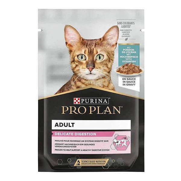 Pro Plan Pouch Sos İçinde Okyanus Balıklı Yetişkin Kedi Konservesi 85gr