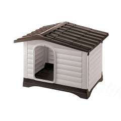 Ferplast Dog Villa 70 Plastik Kulübe 73 cm x 59 cm x 53 cm