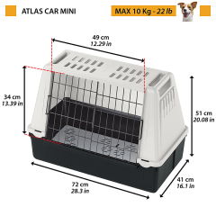 Ferplast Atlas Car Mini Irk Araç İçi Köpek Taşıma Çantası