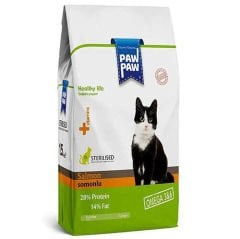 Paw Paw Somonlu Kısırlaştırılmış Yetişkin Kedi Maması 15 Kg
