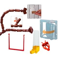 Ferplast Guilietta 5 Kuş Kafesi Siyah Tel