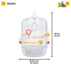 Ferplast Regina Kuş Kafesi Beyaz