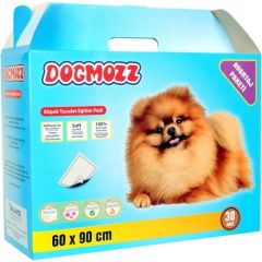 DogMozz Premium Köpek Tuvalet Çiş Eğitim Pedi Yapışkan Bantlı 60x90 cm 30'Lu