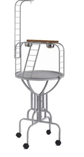 EUROGOLD Qh Pet Cage Papağan Sehpası Siyah Dövme