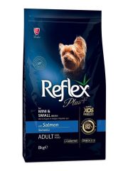 Reflex Plus Mini ve Küçük Irk Somonlu Yetişkin Köpek Maması 8 Kg