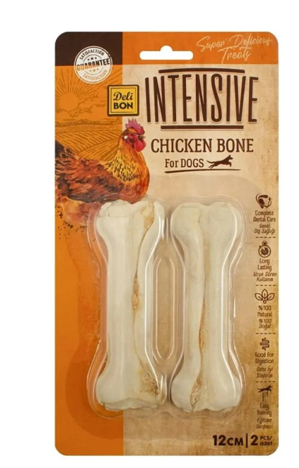 Delibone intensive tavuklu kemik 12 cm 2 li paket