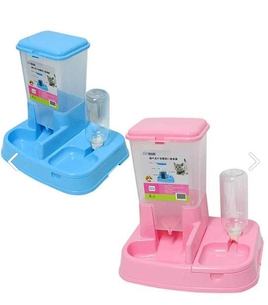 Nunbell Kedi Köpek Için Otomatik Mama Ve Su Kabı Seti 2,5 Lt