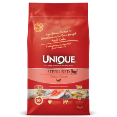 Unique Somonlu Düşük Tahıllı Kısırlaştırılmış Kedi Maması 7 Kg