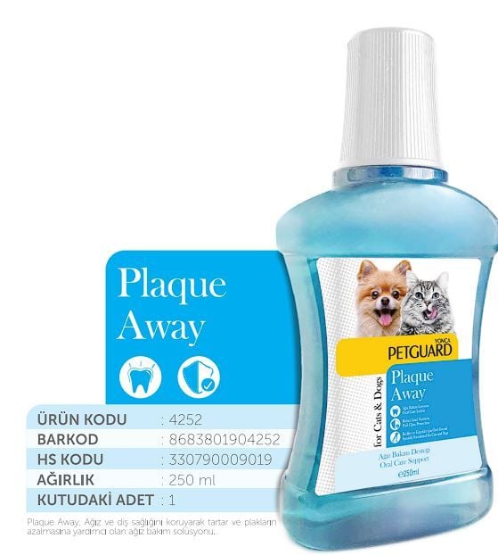 PETGUARD AĞZI BAKIM LOSYONU KEDİ KÖPEK 250 ML