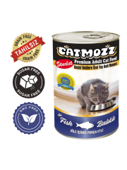 CatMozz Starlet Premium Tahılsız Şekersiz Balıklı Yetişkin Kedi Konservesi 415 Gr