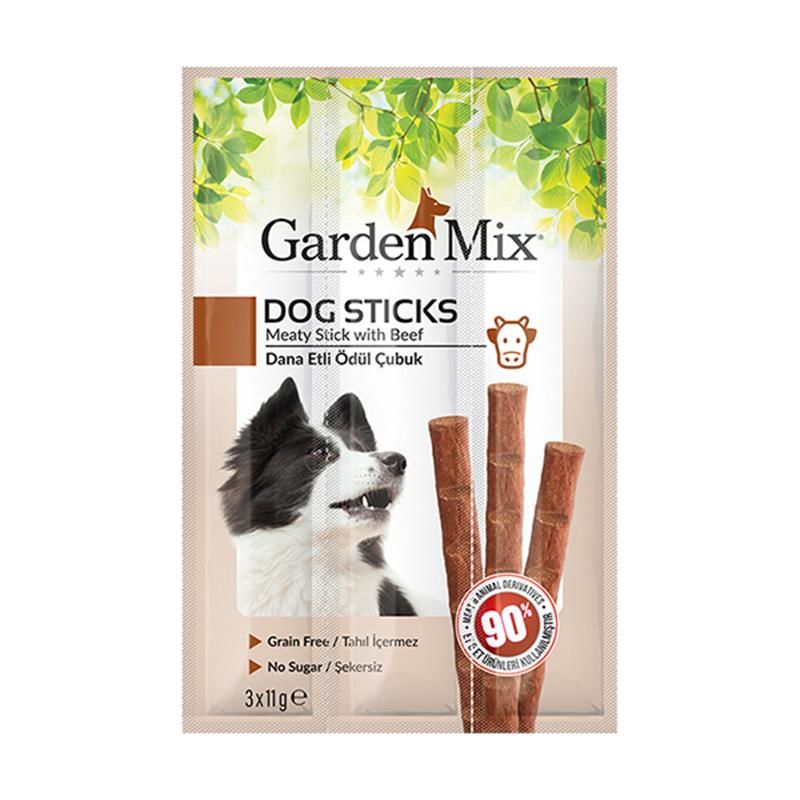 Gardenmix Dana Etli Stick Köpek Ödülü 3x5 Gr