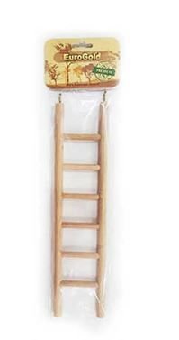 EuroGold Ahşap Kuş Oyun Merdiven 6 Basamaklı 30 Cm