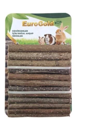 EuroGold Doğal Ahşap Kemirgen Tüneli 12x30 Cm