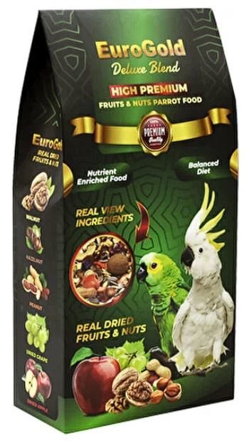 EuroGold Deluxe Fruits&nuts Papağan Yemi 650 Gr 1 Adet