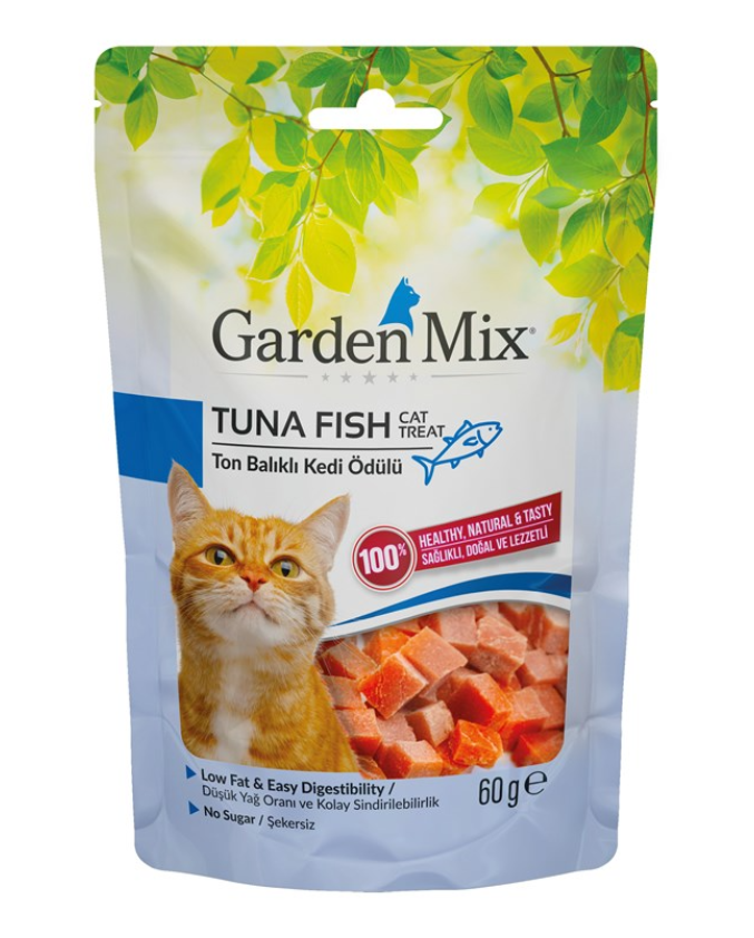 Garden Mix Ton Balıklı Kedi Ödülü 60 Gr