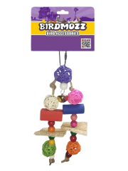 Birdmozz Salkım Toplu Boncuklu Kuş Oyuncağı