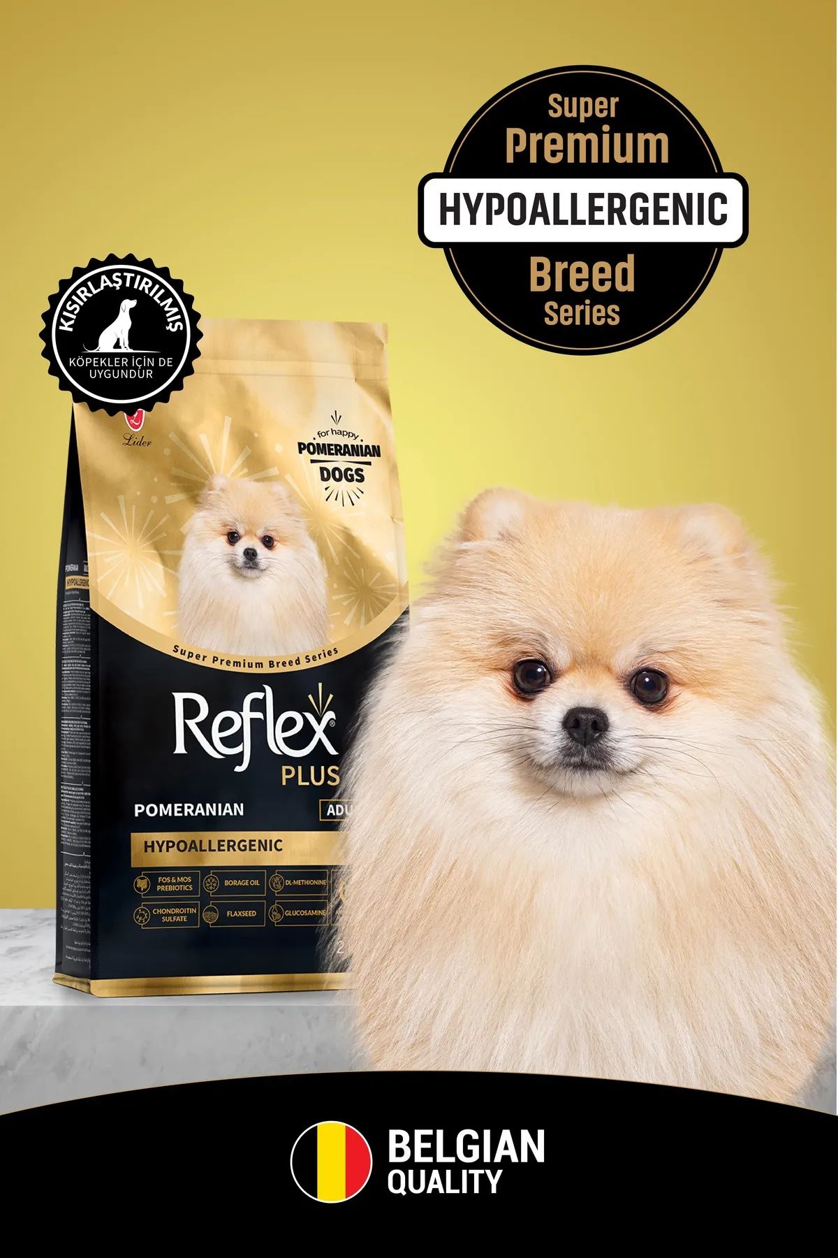 Reflex Plus Hypoallergenic Pomerian Yetişkin Köpek Maması 2 Kg