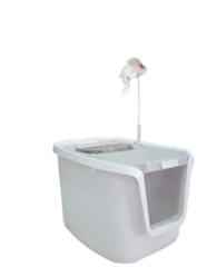 EuroGold 3 in 1 Cat Toilet Beyaz