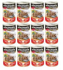 DogMozz Starlet Premium Tahılsız Şekersiz Biftekli Yetişkin Köpek Konservesi 415 Gr x 12 Adet