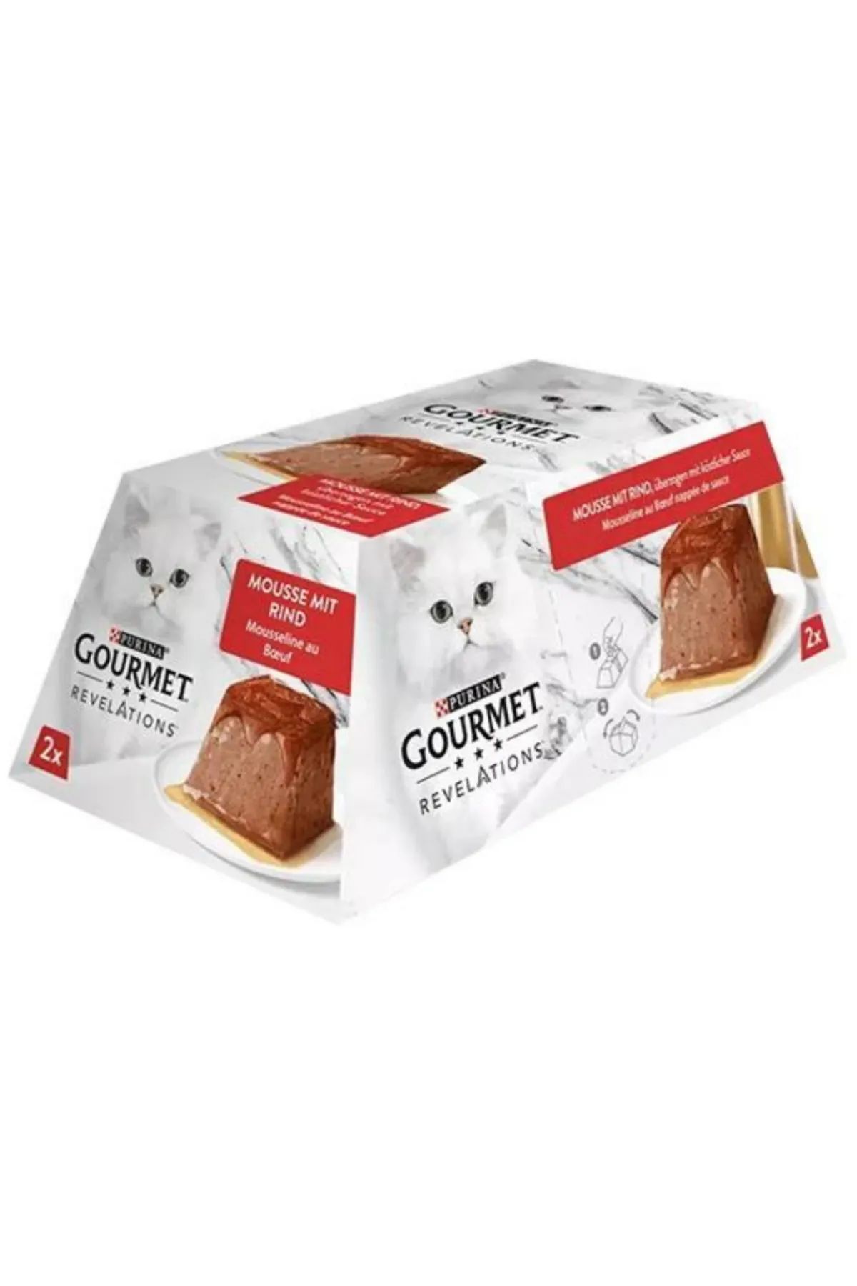 Gourmet Gold Revelations Kıyılmış Sığır Etli Kedi Konservesi 2x57 Gr