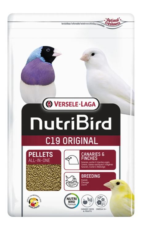 Versele Laga Nutrıbırd C19 Orıgınal Kanarya Fınch Pelet Yem 3 Kg