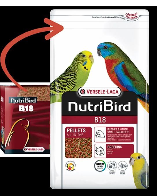 Versele Laga Nutrıbird B18 Muhabbet Pelet Yem 3 Kg
