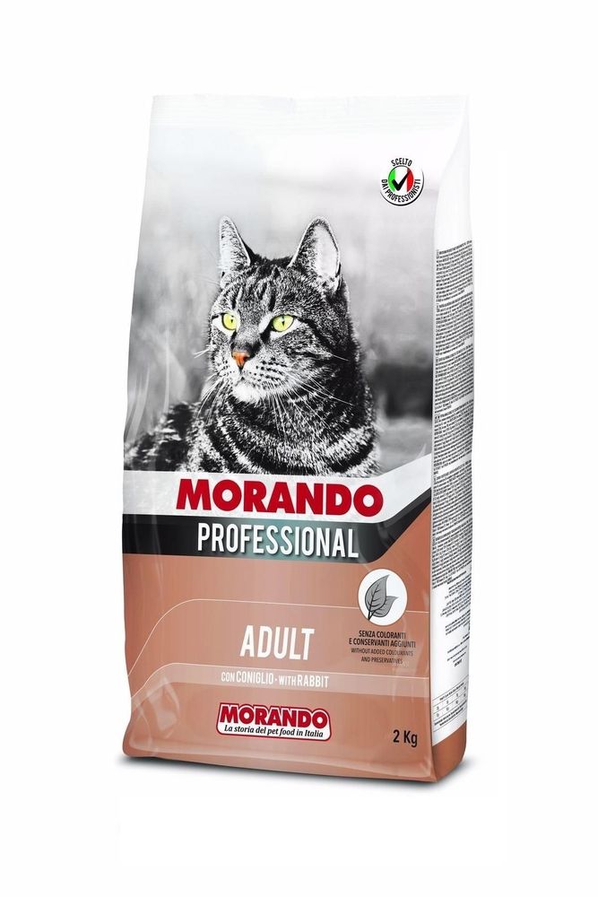 Morando Tavşanlı Yetişkin Kedi Maması 2 Kg